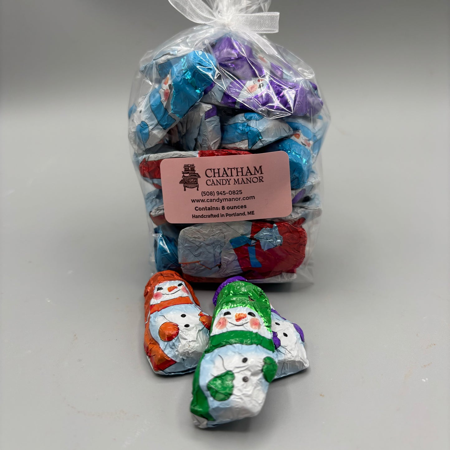 Foil Milk Chocolate Snowmen