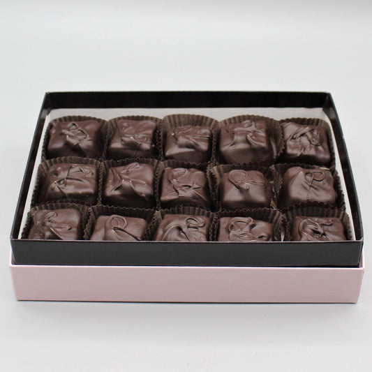 Dark Chocolate Raspberry Jellies - Box of 15