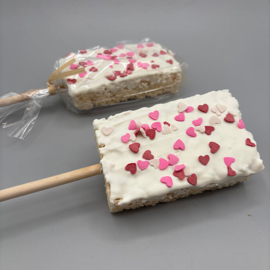 Valentine's Day Rice Krispie Pop