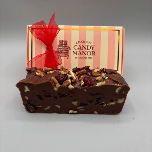 Fantasy Cranberry Pecan Fudge (Seasonal) - Half Pound