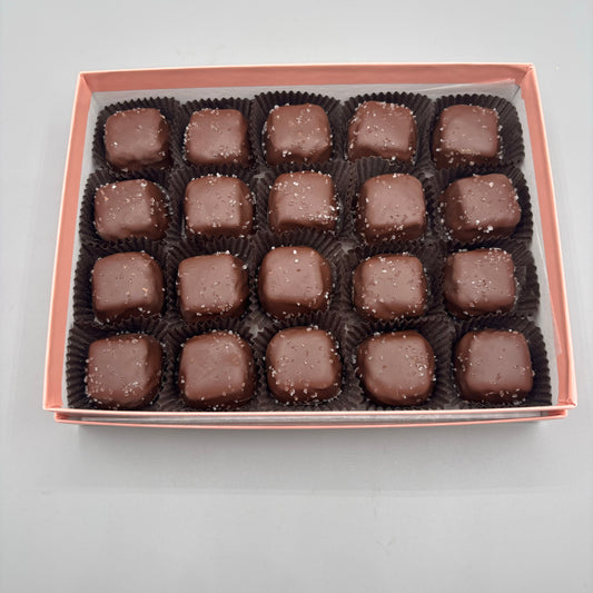 Sugar Free Milk Chocolate Sea Salt Caramels