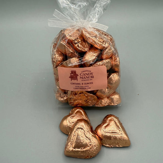 Foil Dark Chocolate Hearts