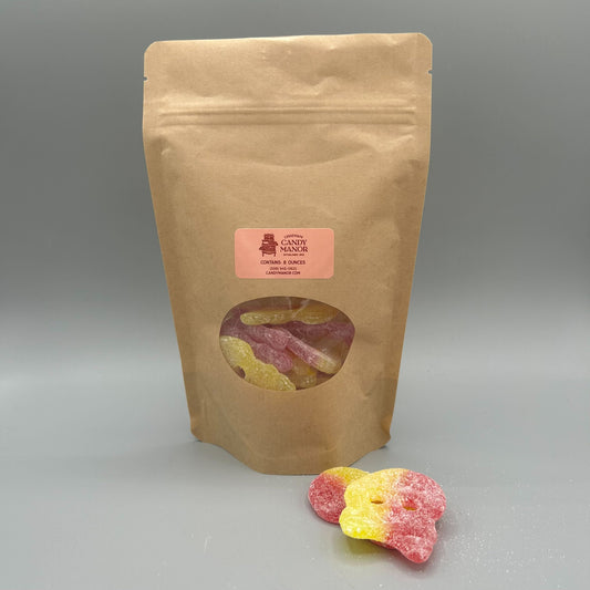 Lemon Raspberry Skulls