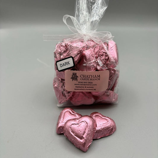 Foil Dark Chocolate Hearts