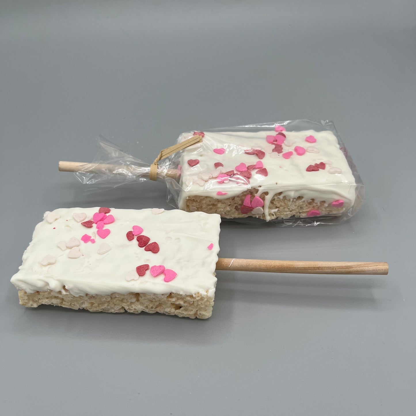 Valentine's Day Rice Krispie Pop
