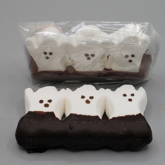 Chocolate Dipped Ghost Peeps