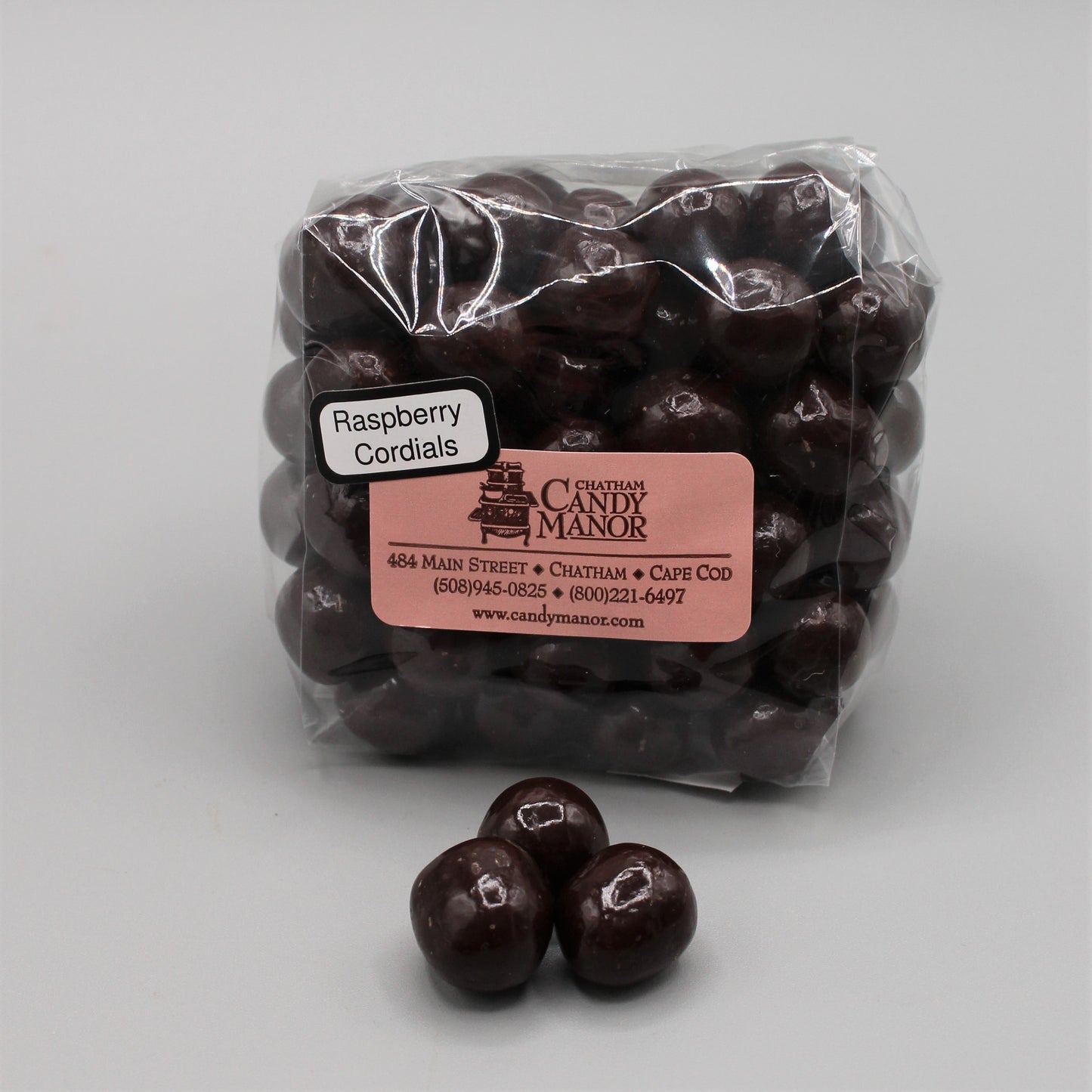 Raspberry Cordials - Dark Chocolate Covered